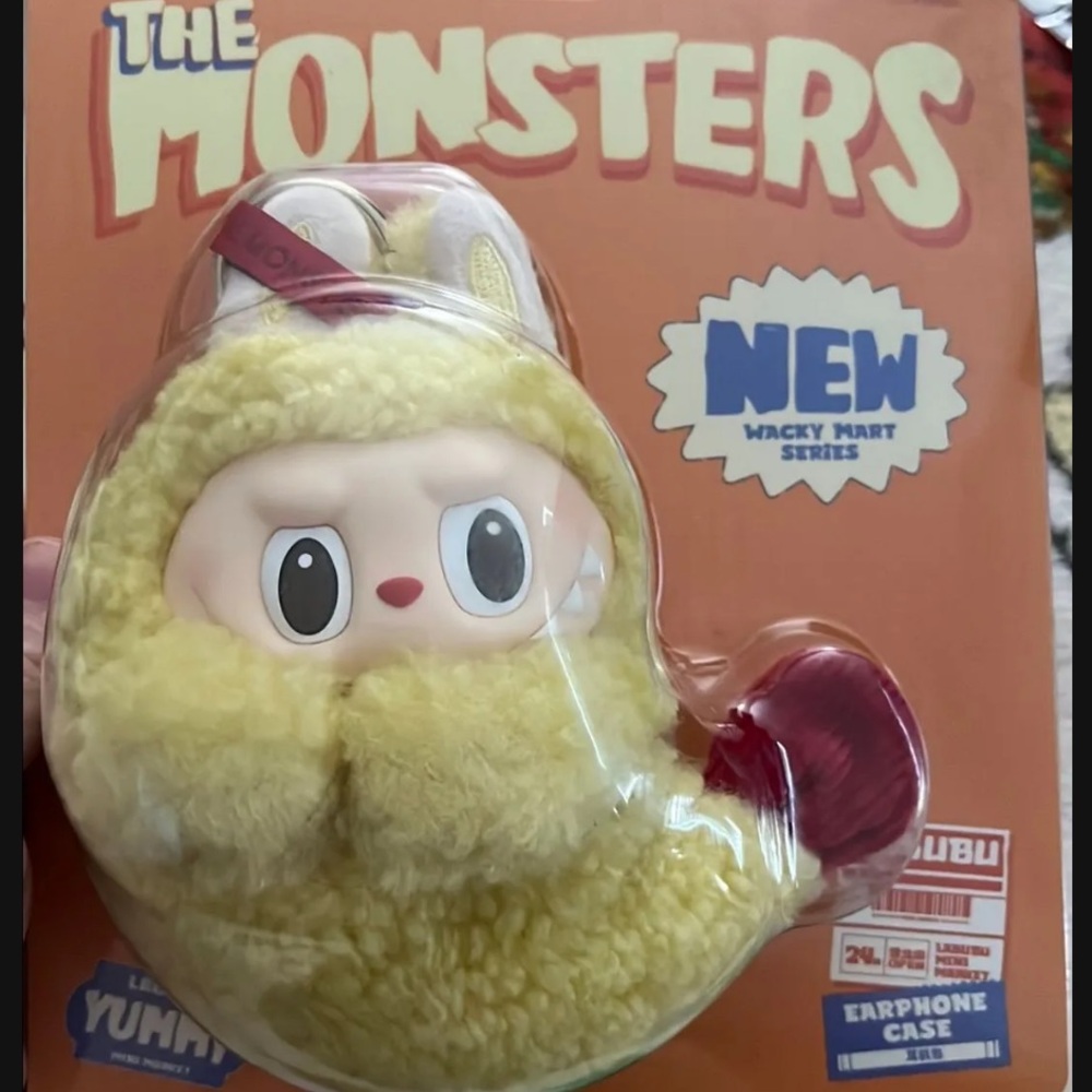 POP MART - Wacky Mart - Labubu - Fried Shrimp Earbud Case